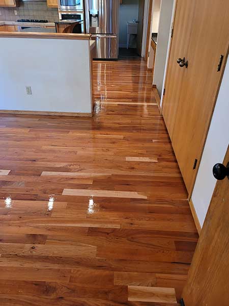 how to clean and buff wooden floor reviews Boise area