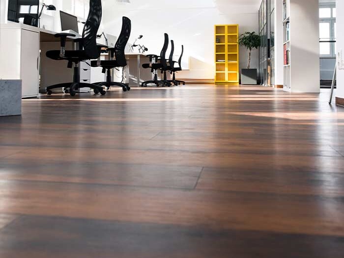 office space hardwood floor cleaning and buffing service Idaho